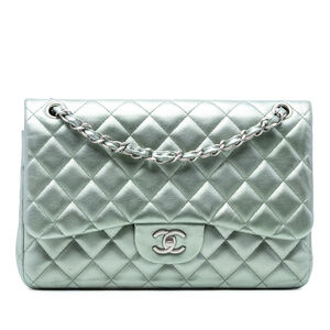Pre-Loved Chanel Jumbo Classic Metallic Lambskin Double Flap